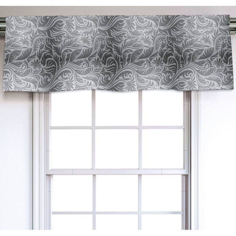 Sateen Ruffled Window Valance