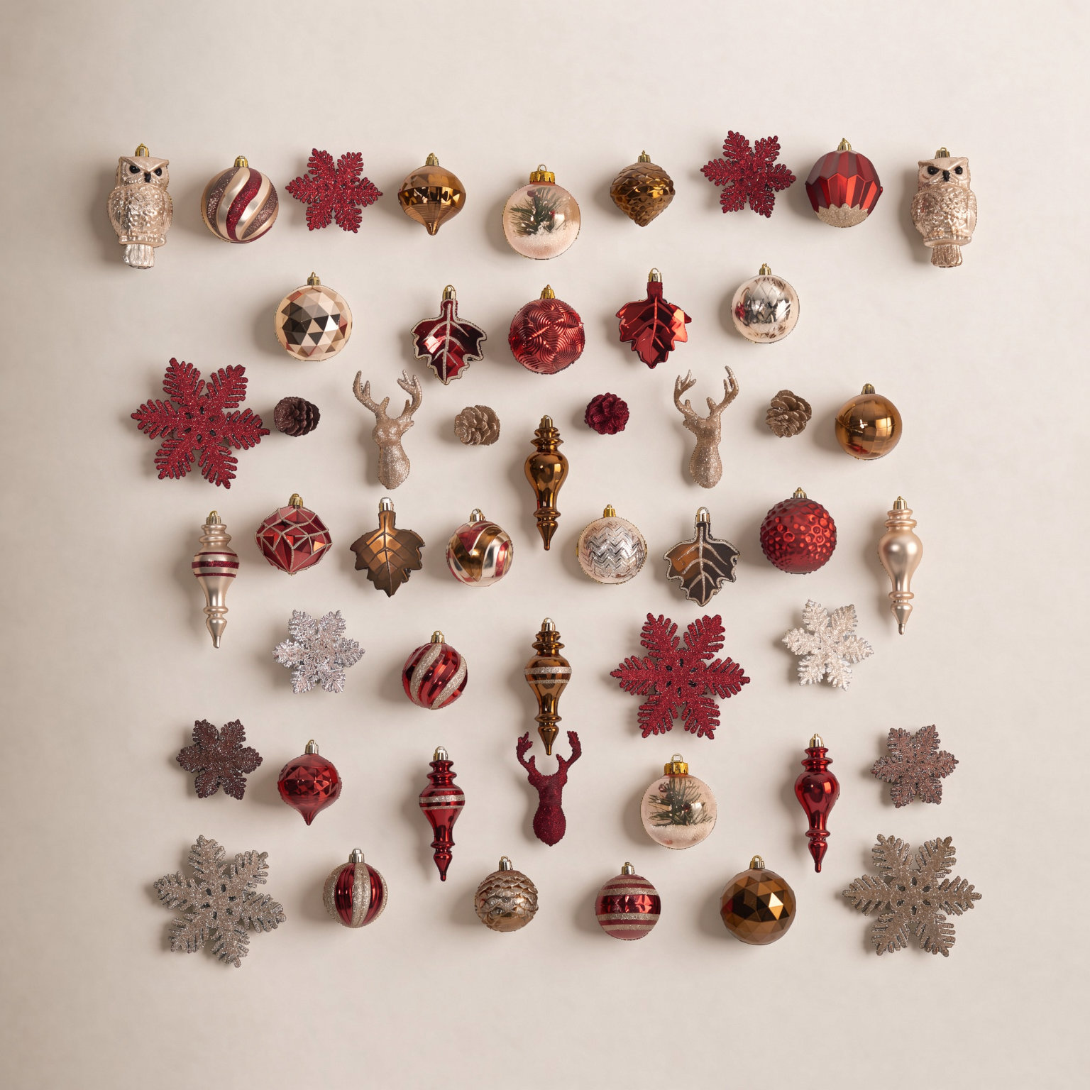 4'' Resin Shatterproof Holiday Shaped Ornament