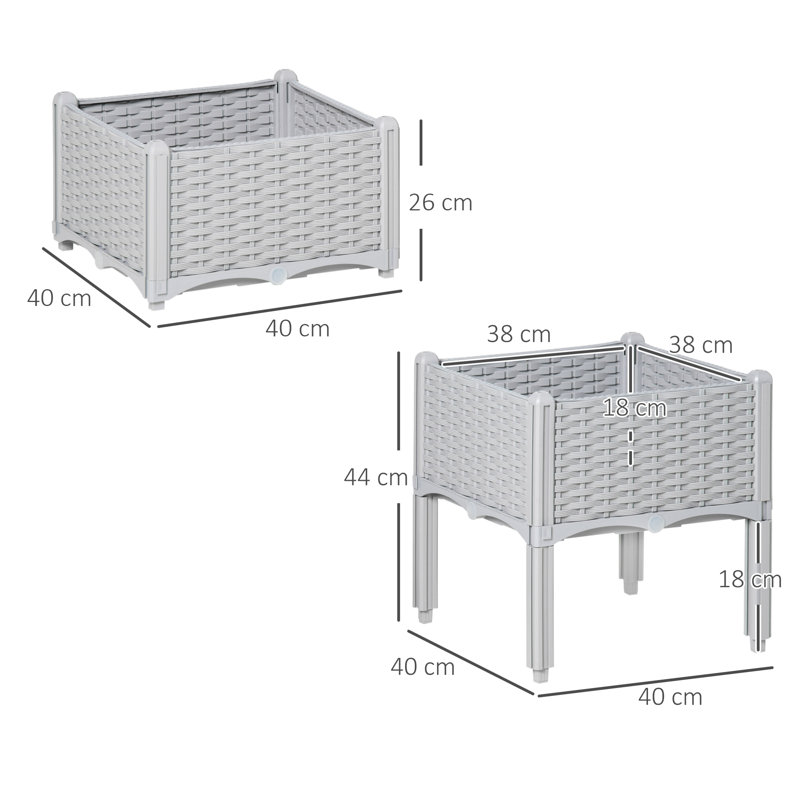 Tefft Elevated Planter