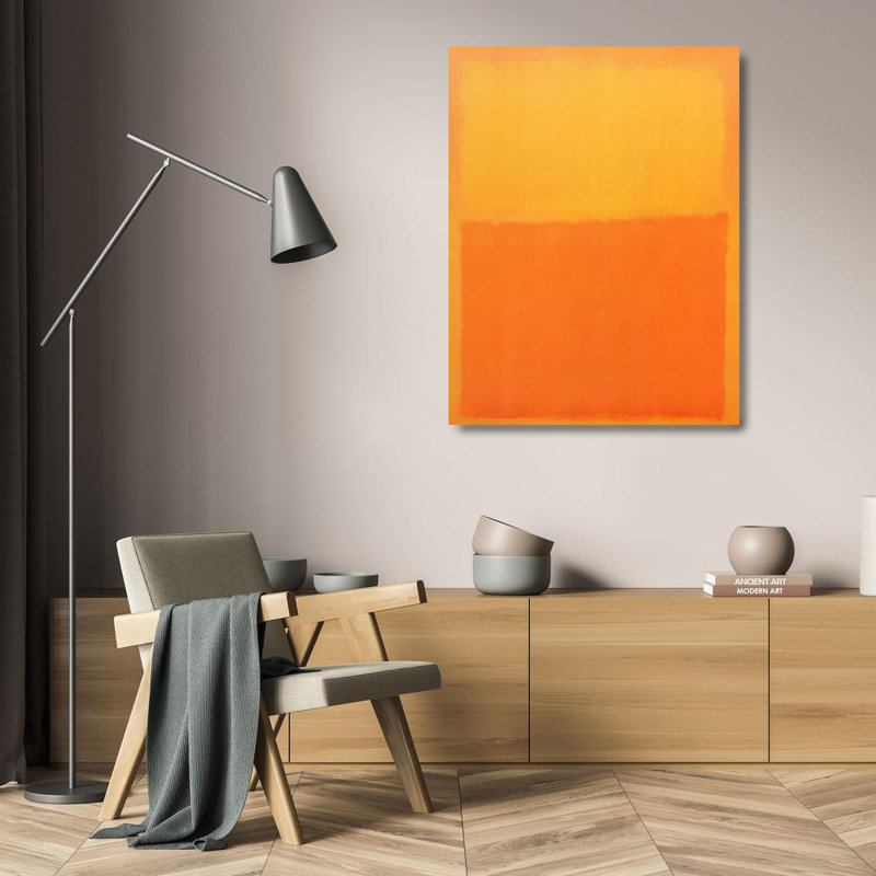 Orange and Yellow, 24" H x 18" W