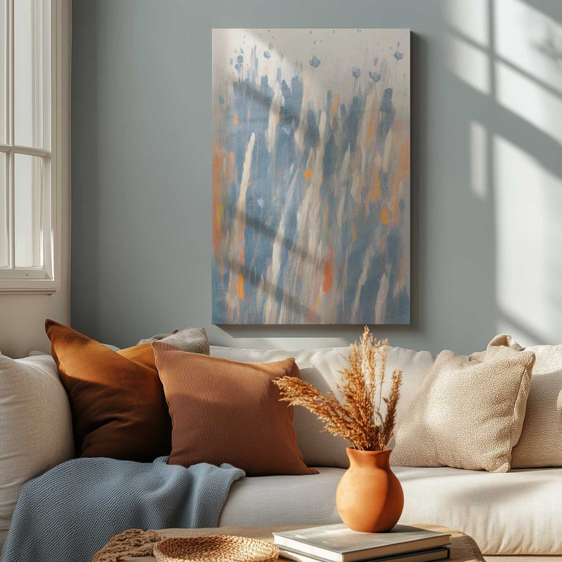 Flowing Fields Wrapped Canvas, 12" H x 8" W