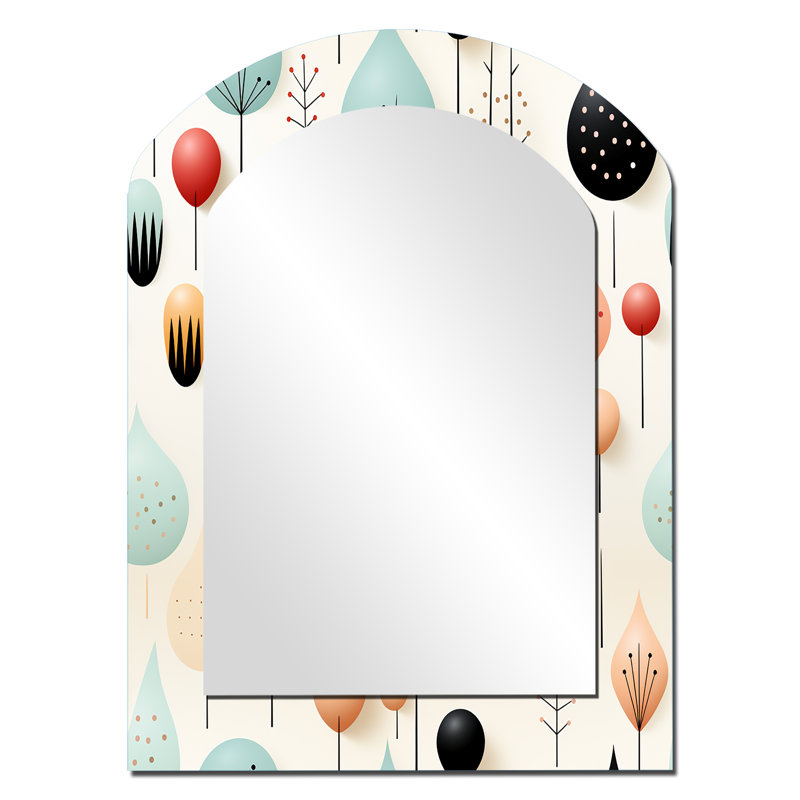 Pastel scandinave géométrique formes, 34 po x 25 po