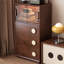 Vitrines en bois massif brun noisette-121252381