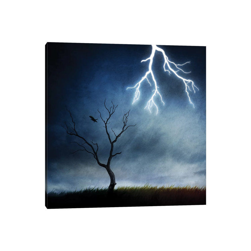 Ciel Et Terre by Sebastien Del Grosso - Wrapped Canvas Painting, 66.04 cm H x 66.04 cm W x 3.175 cm D