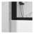 Goodyo Bathtub Screen Panel Shower Door 180° Pivot, Black