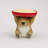 Capybara Stool with Apple Slice Top