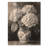 Hydrangea In Monochrome Vase II - Hydrangea Wood Wall Art - On Natural Pine Wood-1426251982