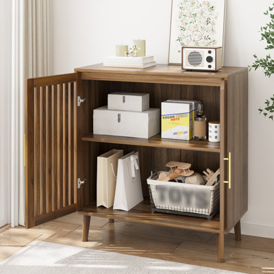 Buffet de rangement - Armoire en noyer pour la cuisine et l'espace de vie