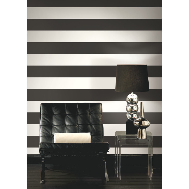 Papier peint toile avec rayures