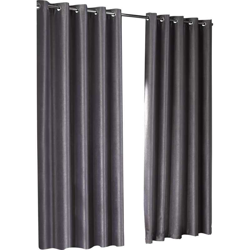 Kalyn Blackout Curtain, Silver, 117 W x 229 D cm