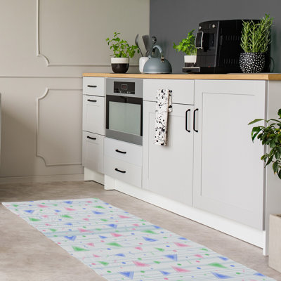 Chenille Geometric Indoor Rug