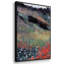 «Poppy Field In Giverny» par Monet, encadré sur toile, 3 pièces-73706477-73706476