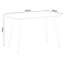 Benu Rectangular 120cm L x 80cm W Dining Kitchen Table-926564398