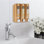 Eha Séparateur de savon 3-en-1 Distributeur de savon de douche Shampooing pour hôtel