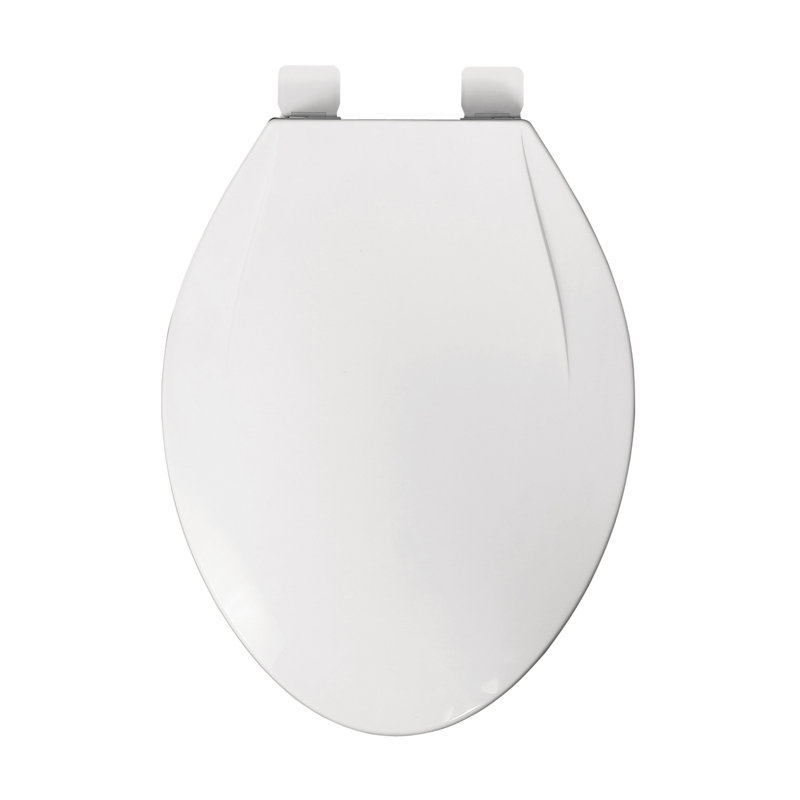 Siège de toilette allongé et couvercle à fermeture lente