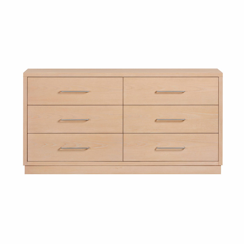 Commode en bois naturel Marlow, Bois naturel