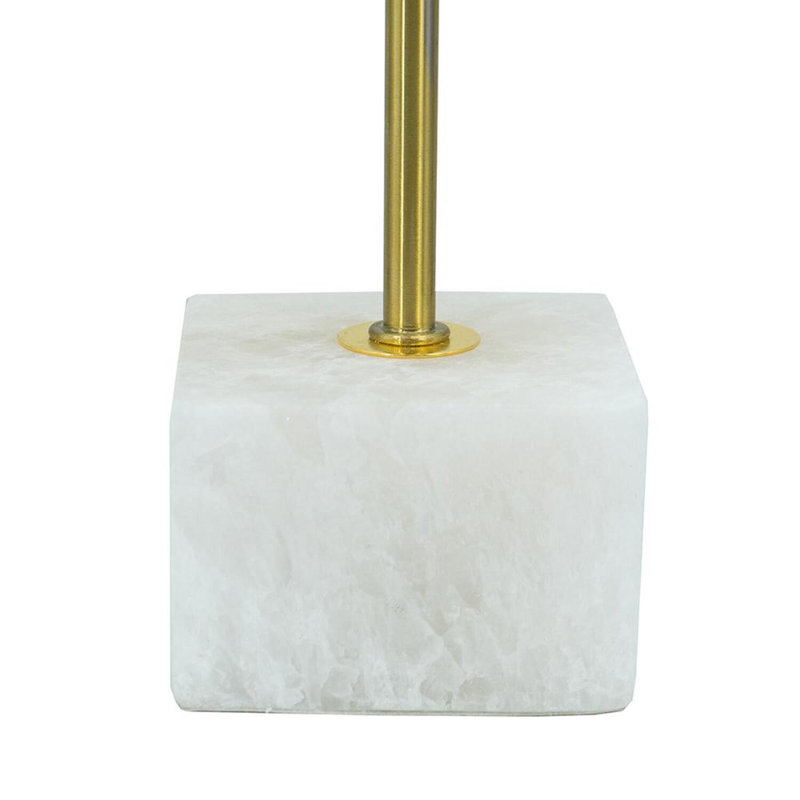 Bougeoir de table en pierre, 14" H x 5" W x 5" D