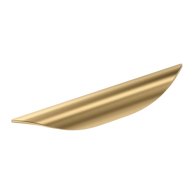 Poignée d'armoire bronze champagne centre à centre de 5 1/16 po (128 mm) actuelle - paquet de 25, 5 1/16", Bronze champagne