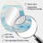 Blue And White Simplicity Beach - Blue Oval Wall Mirror Decor-285433027
