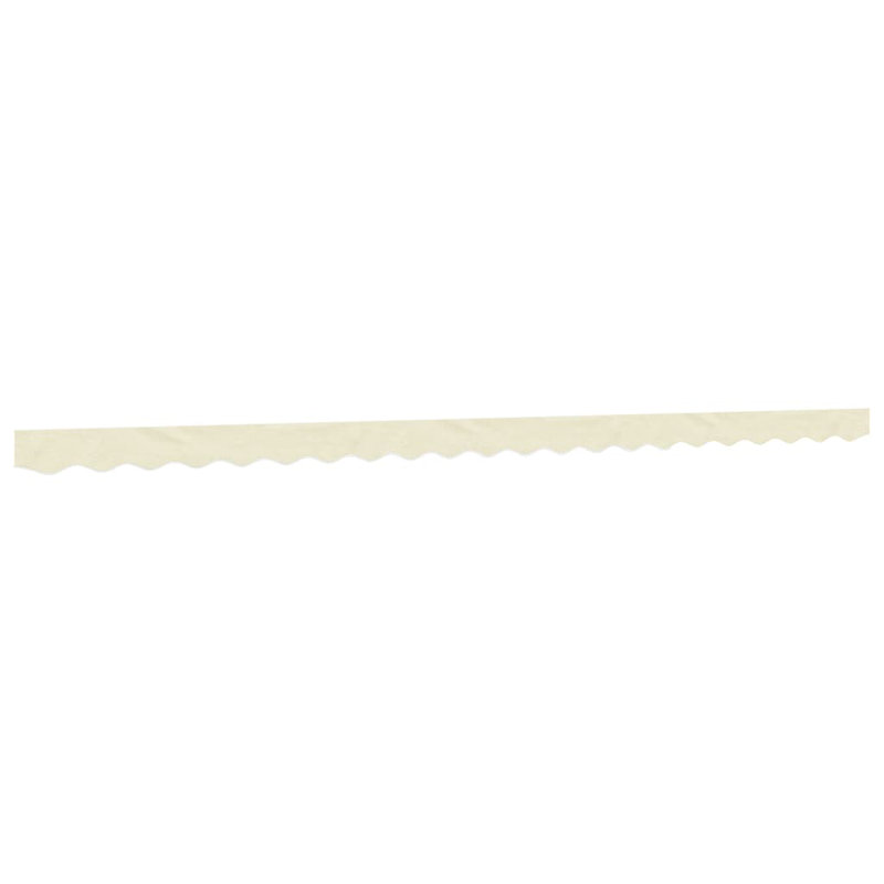 Replacement Fabric For Awning Valance, Cream, 480cm W x 20cm D, Solid Colour