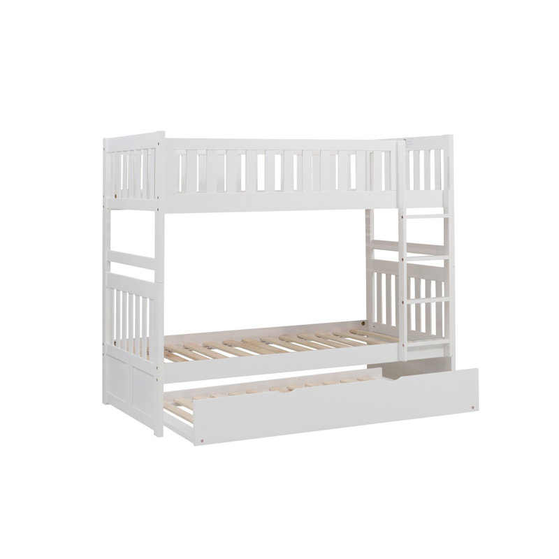 Lit superposé standard avec lit gigogne Genelda par Harriet Bee, Simple sur simple