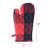FabStyles Checkered Cotton Oven Mitt Set