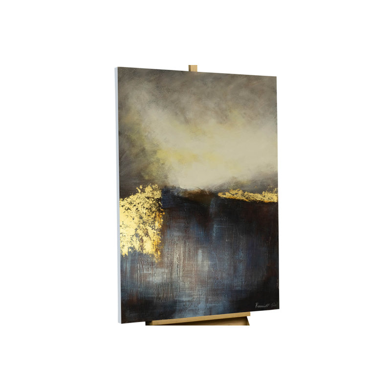 Mountainside by Dawn Hand -Painted Acrylic Painting