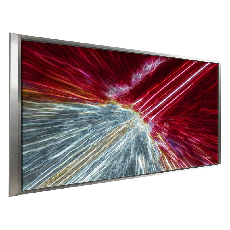 " Transformed. Romans 12:2 " by Mark Lawrence, 39.5" H x 63.5" W x 2" D, Silver Floater Frame