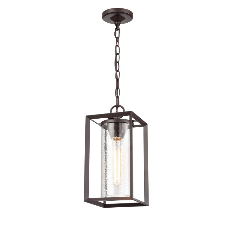 1 lumière 6,5 po Noir thermolaqué pour l'extérieur, Bronze