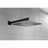 Shower In Black Matte With Hand And Rain Head Handheld
