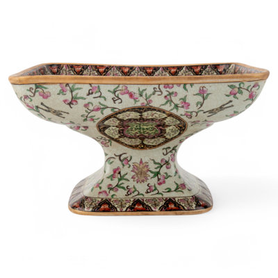 Plateau carré en porcelaine Compote Casey