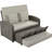 PE Wicker Rattan Double Chaise Lounge, 2-Person Reclining Daybed with Adjustable Back and Cushions-2087564641