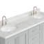 Meuble-lavabo double avec plateau Abshire 73-93359274