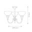 Beallsville Glass Semi Flush Mount