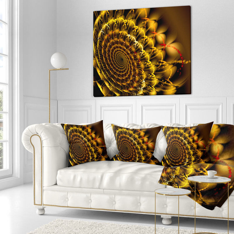 Coussin Golden, 16 po x 16 po, Coussin décoratif