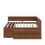 Full Size Daybed With Drawers And Shelves-1924785544