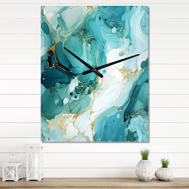 Horloge murale moderne Jaquaris - Glam, H 32 po x l 14 po x P 1 po