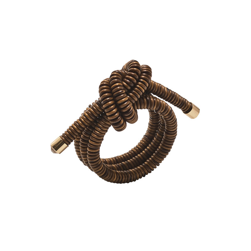 Coil Napkin Ring, Brown