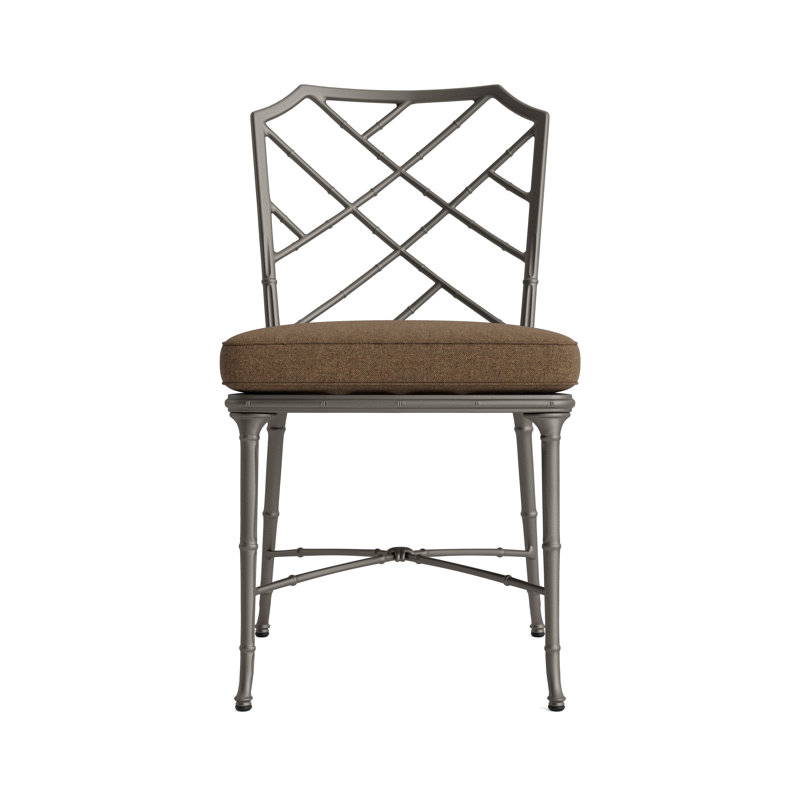 Calcutta Outdoor Dining Side Chair, Mica, Fusion Moccasian, Brown