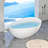 63" Freestanding Solid Surface Bathtub with Overflow and Pop-up Drain