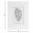 Langham White Bone Single Picture Frame
