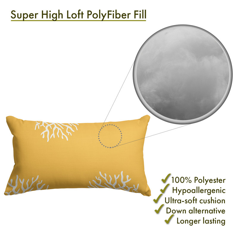 Coussin Dryden, Jaune