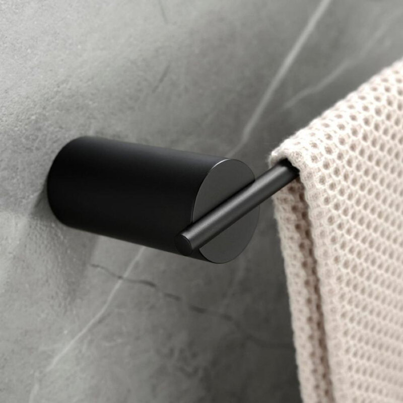 Jacob-Jon 4 - Piece Bathroom Hardware Set, Matte Black