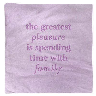 Serviette pour l’amour manuscrit et le devis familial