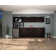 Ambrossia Slab Espresso 70.87" H x 108" W x 19.69" D Laminate Ready-to-Assemble Kitchen Cabinet Set with Adjustable Shelves