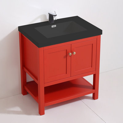 Ensemble de meuble-lavabo simple 31" Mclendon