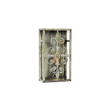 Cross 1 - Light Dimmable Plug-in Deep Ocean Flush Mounted Sconce