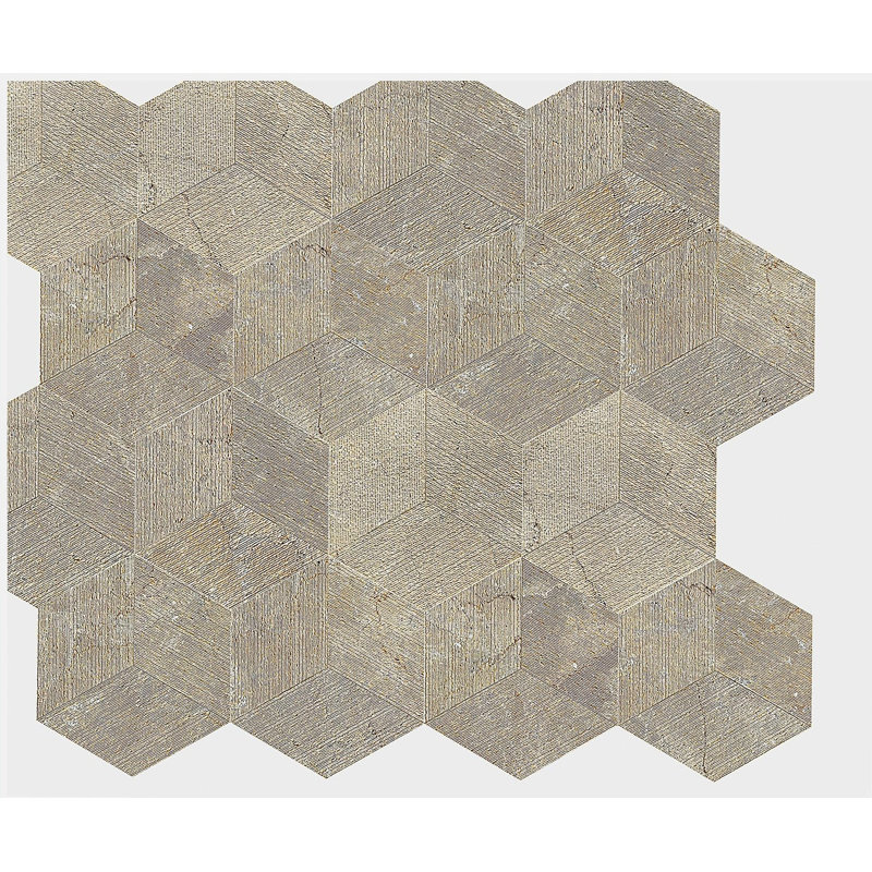 Carrelage en marbre naturel Hexagon Gold Beige FS pour mur