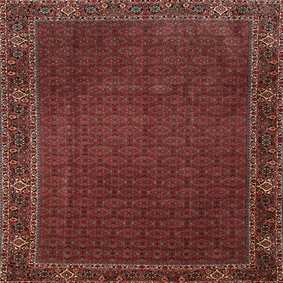 Tapis rouge/rose traditionnel Painuly