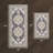 Laura Ashley Florence Imagine Printed Chenille Machine Washable 2-Piece Rug Set-123799160-123799162